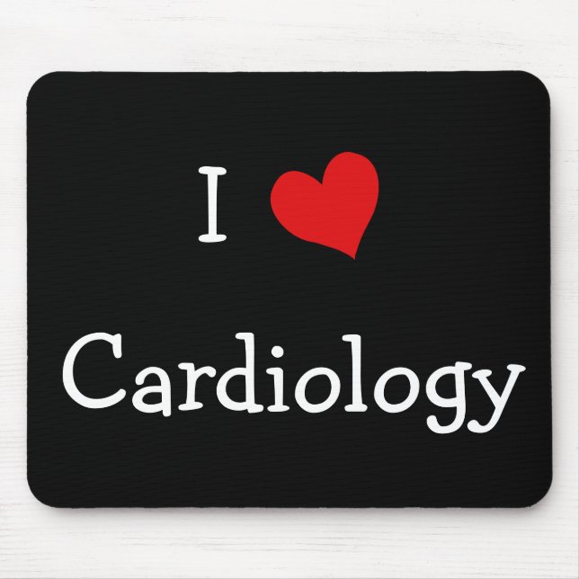 Mousepad Eu Amo Cardiologia (Frente)