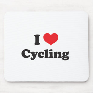 Mousepad Eu amo dar um ciclo
