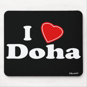 Mousepad Eu amo Doha