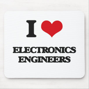 Mousepad Eu amo engenheiros electrónicos