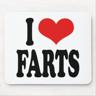 Mousepad Eu amo Farts