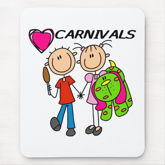 Mousepad Eu Amo Feiras (Frente)