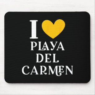 Mousepad Eu Amo Férias em Playa Del Carmen México _2