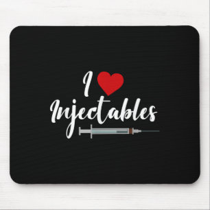 Mousepad Eu Amo Injetáveis Enfermeiros Estéticos Inj