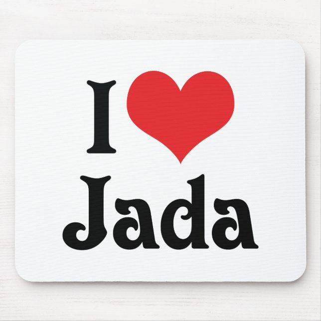 Mousepad Eu Amo Jada (Frente)