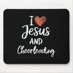Mousepad Eu Amo Jesus E Liderança Cristã Religiosa