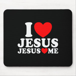 Mousepad Eu Amo Jesus Jesus Me Ama Fé Cristã Igreja