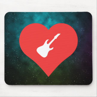Mousepad Eu amo jogar guitarra elétricas