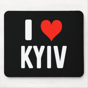 Mousepad Eu Amo Kiev Ucrânia - Amor - Viagem Férias