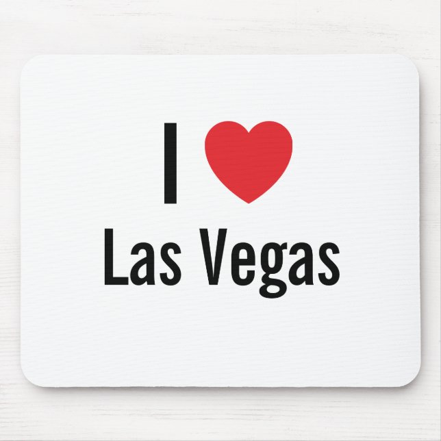 Mousepad Eu amo Las Vegas (Frente)