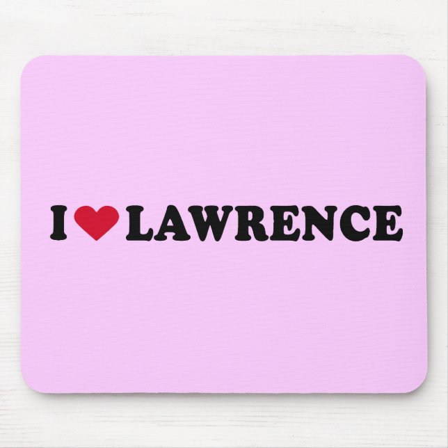 MOUSEPAD EU AMO LAWRENCE (Frente)