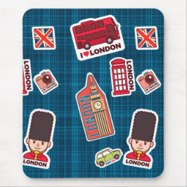 Mousepad Eu amo Londres