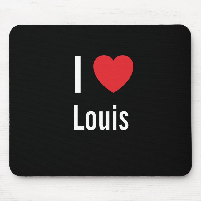 Mousepad Eu amo Louis (Frente)