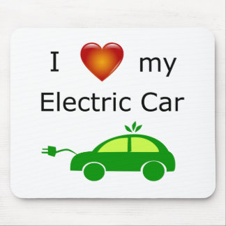 Mousepad Eu amo meu carro elétrico