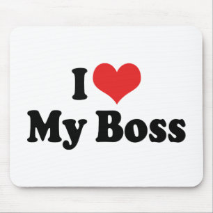 Mousepad Eu Amo Meu Chefe