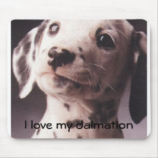 Mousepad Eu amo meu dalmation