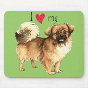 Mousepad Eu amo meu espanhol tibetano