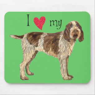 Mousepad Eu amo meu espinone italiano