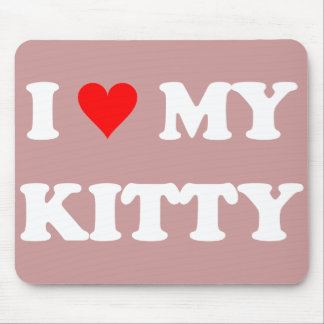 Mousepad Eu Amo Meu Gatinho