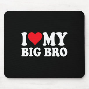 Mousepad Eu Amo Meu Irmão Mais Velho Eu Amo Minha Família d