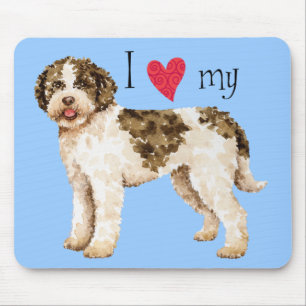 Mousepad Eu amo meu Lagotto