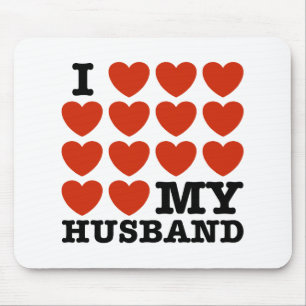 Mousepad Eu amo meu marido
