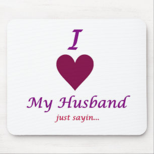 Mousepad eu amo meu marido