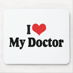 Mousepad Eu Amo Meu Médico