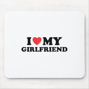 Mousepad Eu Amo Meu Namorada Quente Eu Corto Meu Namorada Q