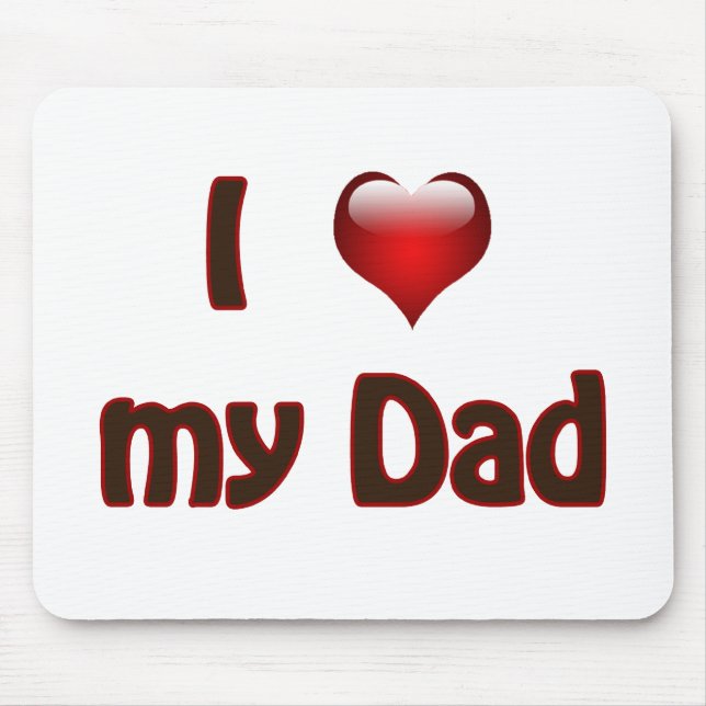 Mousepad Eu amo meu Pai (Frente)