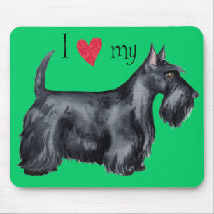 Mousepad Eu amo meu Scottie