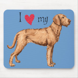 Mousepad Eu amo meu Vizsla Wirehaired