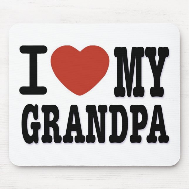 MOUSEPAD EU AMO MEU VOVÔ (Frente)