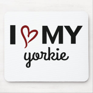 Mousepad Eu Amo Meu Yorkie