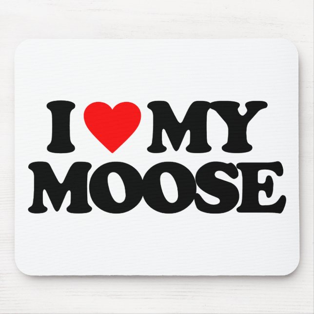MOUSEPAD EU AMO MEUS ALCES (Frente)