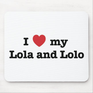 Mousepad Eu amo meus Lola e Lolo