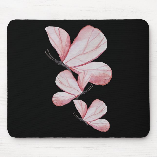 Mousepad Eu Amo Meus Presentes De Borboleta (Frente)