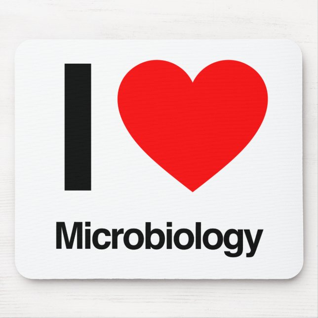 Mousepad eu amo microbiologia (Frente)