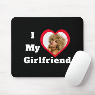 Mousepad Eu Amo Minha Foto Personalizada Personalizada Da B