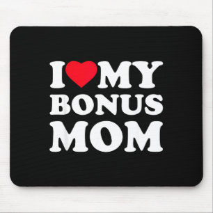 Mousepad Eu amo minha mãe bônus eu coração família avó