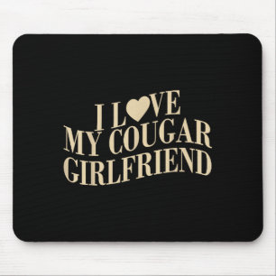 Mousepad Eu Amo Minha Namorada Puma Camiseta Engraçada Para