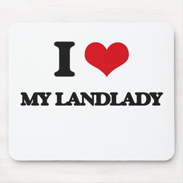 Mousepad Eu amo minha proprietária (Frente)
