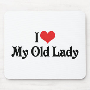 Mousepad Eu Amo Minha Velha Senhora