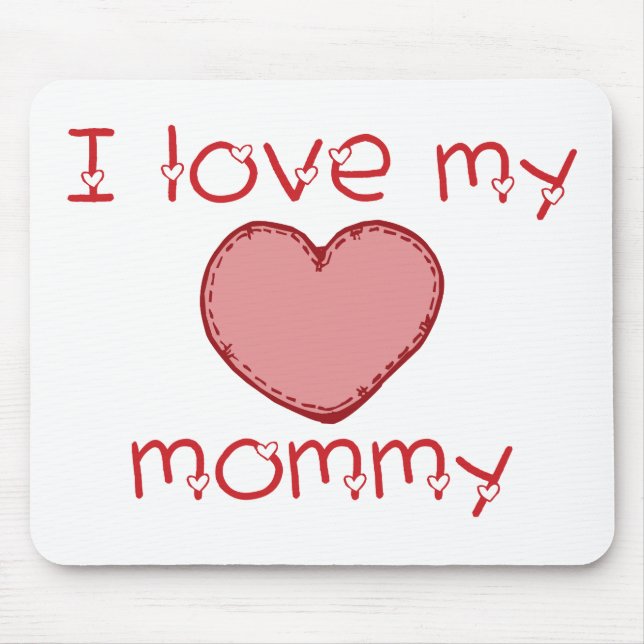 Mousepad Eu amo minhas mamães (Frente)