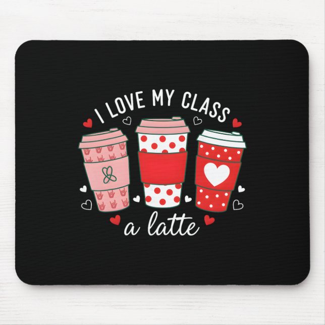 Mousepad Eu Amo Minhas Professoras de Café com Leite Cl A V (Frente)