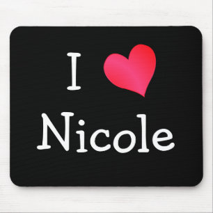 Mousepad Eu amo Nicole