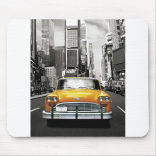 Mousepad Eu amo NYC - táxi de New York