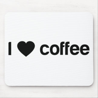 Mousepad Eu amo o café