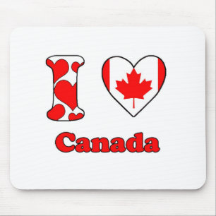 Mousepad Eu amo o Canadá