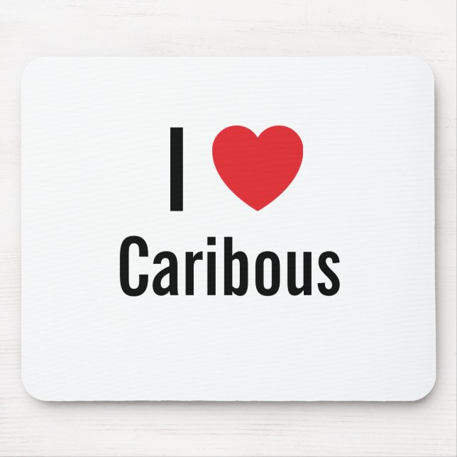 Mousepad Eu amo o Caribe (Frente)